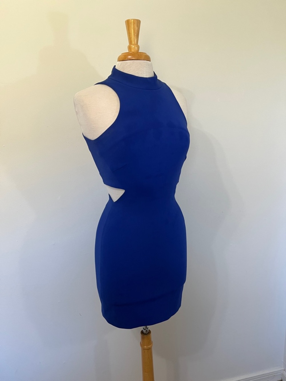 Elizabeth and James Blue Shaelene Cut Out Bodycon Dress Size 0